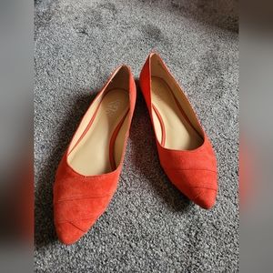 Red Orange Flats